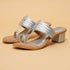 Arzu Metallic Kolhapuri Heels